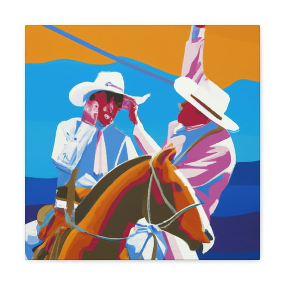 Rodeo Riders Boldly - Canvas
