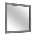 thumbnail image 2 of Adia 40 Inch Modern Accent Mirror, Sleek Textured Frame, Rustic Gray Veneer- Saltoro Sherpi, 2 of 5