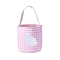 thumbnail image 1 of zhangmingg Easter Rabbit Checkered Handheld Children's Egg Storage for Home Textile Organization, 1 of 7