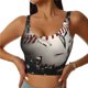 thumbnail image 1 of Balery Baseball Breaking Glass Sujetadores deportivos con espalda cruzada para mujer, acolchados, sin costuras, de alto impacto, ideales para yoga, gimnasio, entrenamiento y fitness.-Small, 1 of 8