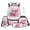 Axolotl Reading, variant on Cartoon Axolotl Backpack School Set 5Pcs with Portable Lunch Bag Pencil Case Lanyard Keychain Fashion Backpack for Kids Teens