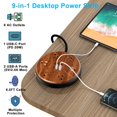 thumbnail image 2 of Power Strip TOPREK de 6 salidas, 1 USB-C, 2 USB-A, cable PD de 20 W, 6.5 pies, 2 of 9