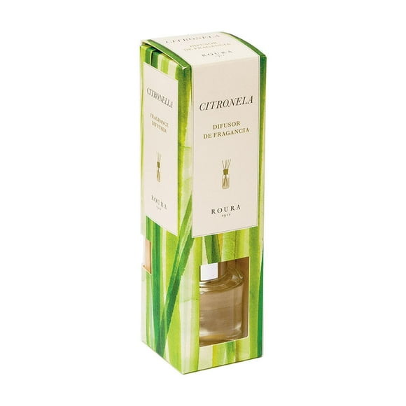 Difusor de aroma ROURA 50 ml, Citronela blanco 6.3