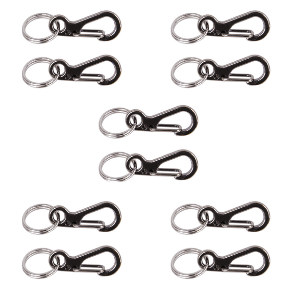 Foto&Tech Small Camera Quick Release Adapter Clip Set for Camera with Round Strap Lugs for Camera Strap Compatible with Canon Nikon Sony Mirrorless Camera, 33lb Breaking Force (5 Sets, Gray)