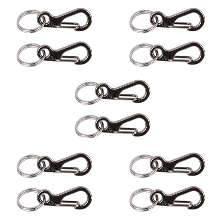 

Foto&Tech Small Camera Quick Release Adapter Clip Set for Camera with Round Strap Lugs for Camera Strap Compatible with Canon Nikon Sony Mirrorless Camera 33lb Breaking Force (5 Sets Gray)