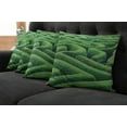 thumbnail image 2 of Ambesonne Garden Throw Pillow Cover 4 Pack, Green Plant Maze Park, 24", Green, 2 of 6