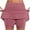 Pink, variant on SROBPTY Womens Summer Shorts Plus Size, Sports Shorts for Women, Women's Solid Mid-waist Sports Casual Shorts Bottoming Skirt Pants Khaki M