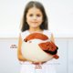 thumbnail image 3 of Juguete de peluche de gorrión, muñeco de peluche de pájaro gordo de 30 cm, almohada con forma de bola, decoración de cojín de Robin suave y esponjoso, regalo para niños y adultos Sincero Electrónica, 3 of 4