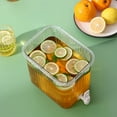 thumbnail image 6 of Clearance! Under $10 Drink Dispenser for Fridge 2.5L Beverage Dispenser with Lid and Plastic Clear Lemonade Juice Container with Faucet for Home Picnic, 6 of 8
