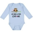 thumbnail image 3 of Inktastic Nana and Papa Love Me Baby Girl Girls Long Sleeve Baby Bodysuit, 3 of 5
