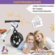 thumbnail image 3 of KRIDDO Toddler Balance Bike 2 Year Old, Age 18 Months to 5 Years Old, 12 Inch Push Bicycle with Customize Plate (3 Sets of Stickers Included), Steady Balancing, Gift Bike for 2-3 Boys Girls, WH, 3 of 5