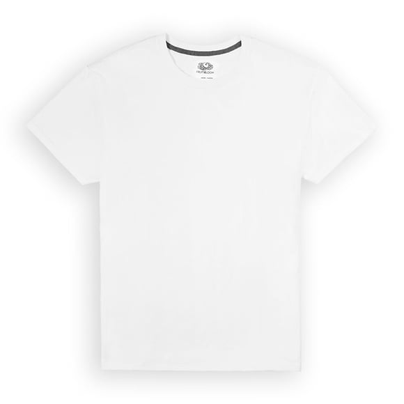 Playera Fruit Of The Loom para Hombre, Cuello redondo Manga Corta Blanco Talla 2EG