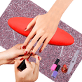 thumbnail image 4 of Kalolary Shiny Nail Art Table Mat, Foldable Nail Art Hand Pad Salon Practice Cushion Pad Portable Nail Art Manicure Tool, 4 of 7