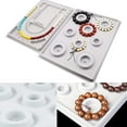 thumbnail image 4 of CIMAXIC 2Pcs Bead Board Design Boards for Creating Bracelets Necklaces Bead Jewelry,12.8"X9.45"X0.59", 4 of 5