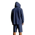 thumbnail image 6 of Ahabrexf Jackets for Men, Summer Solid Color Casual Long Sleeve Hooded Shorts Pocket Set, 6 of 6