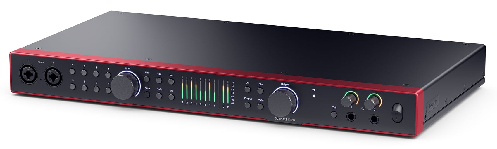 Focusrite Scarlett 18i20 4th Gen USB Audio Interface with Software Suite