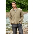 thumbnail image 5 of COOFANDY Mens Waffle Jacket Coat Lightweight Bomber Jacket Varsity Baseball Jacket, 5 of 10