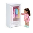 thumbnail image 5 of Badger Basket Doll Clothing Armoire with Hangers for Dolls up to 22 inches - White, 5 of 10