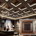 thumbnail image 2 of Decorative Tin Ceiling Tiles Vintage ceiling panels for Nightclub PL05 Traditional copper 10Pcs/pack, 2 of 9
