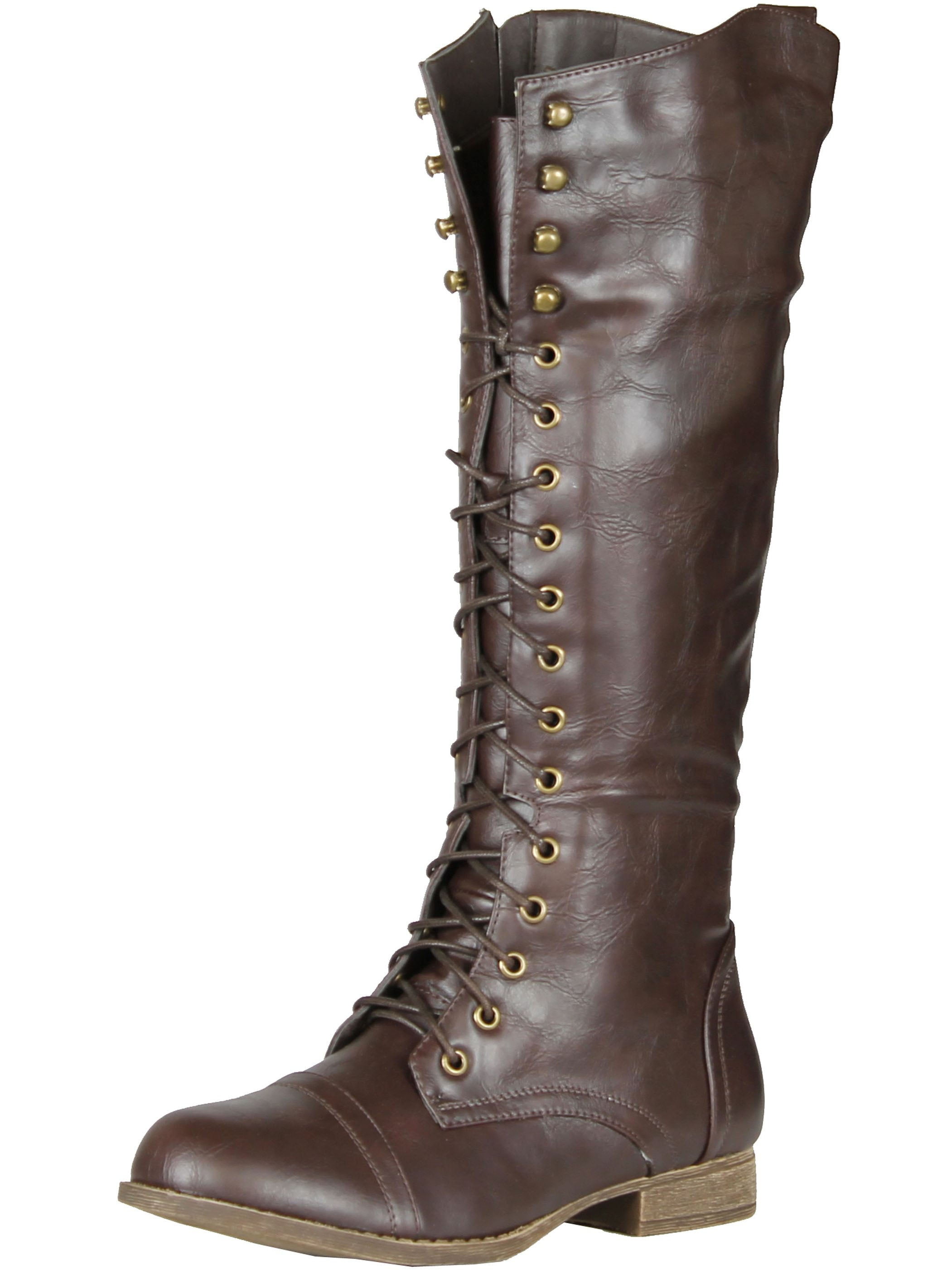 womens lace up riding boots