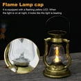 thumbnail image 5 of LINLIN Vintage Solar Lantern Outdoor, Portable Retro Solar Kerosene Lamp Lantern Horse Lamp Umbrella Candle Flame Effect Hanging Wall Light for Camping Garden Courtyard Deck Yard Path Decor, 5 of 9