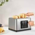 thumbnail image 4 of T-fal 4 Slice Digital Toaster, Stainless Steel, 4 of 6