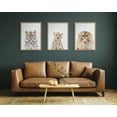 thumbnail image 7 of Kate and Laurel Sylvie Lion Stare Portrait Framed Canvas Wall Art by Amy Peterson Art Studio, 18x24 Natural, Modern Jungle Animal Portrait Art for Wall, 7 of 7