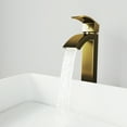 thumbnail image 6 of VIGO Duris Single Handle Single-Hole Bathroom Vessel Faucet in Matte Brushed Gold, 6 of 11