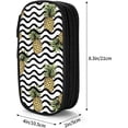 thumbnail image 4 of Pineapple Pencil Case Large Capacity Durable Pencil Pouch Storage Pen Bag with Zipper Pouch Box Stationary Case57155, 4 of 5