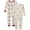 Gray/ Red Plaid, variant on Modern Moments by Gerber Christmas One-Piece Pajamas, 2-Pack, Sizes 12 Months - 5T