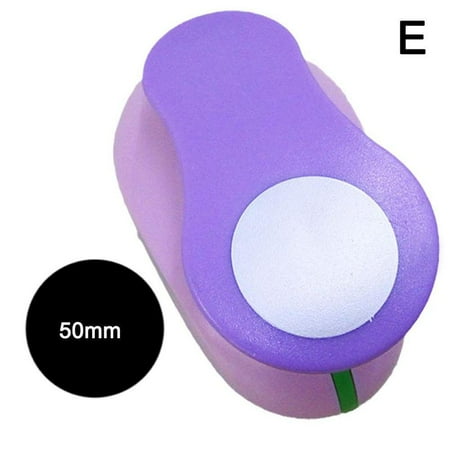

OUY 2 Pcs/Set Big Circle Punch DIY Craft Hole Puncher Round Paper Punch Embossing Scrapbooking Albums Photos Punches Maker Kids Paper Cutter Q8C5