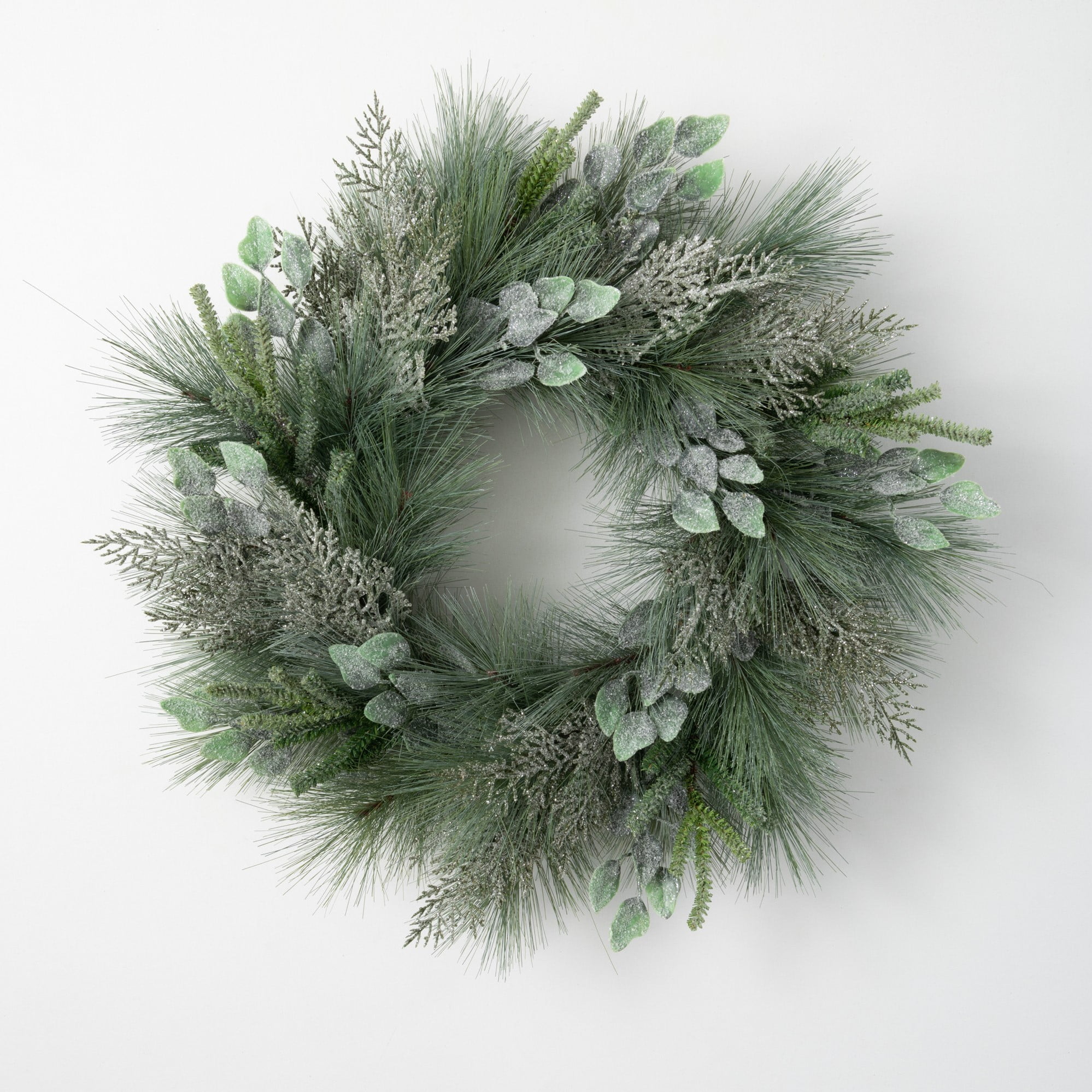 Melrose Eucalyptus Pod Pine Cotton Wreath Melrose Eucalyptus Pod Pine Cotton Wreath