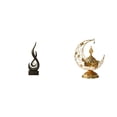 thumbnail image 1 of Escultura abstracta de resina con forma de llama, adorno de arte moderno, quemador de incienso antiguo, candelabro decorativo para sala de estar, mueb, 1 of 8