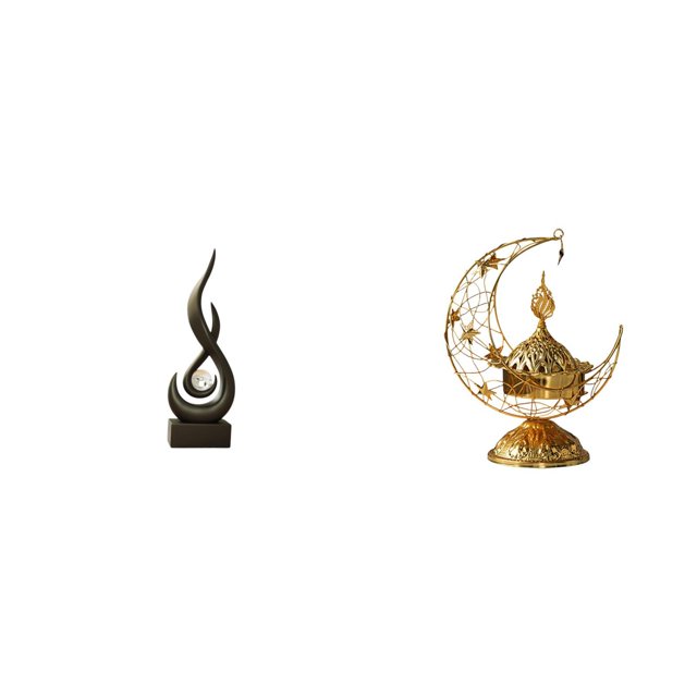 Escultura abstracta de resina con forma de llama, adorno de arte moderno, quemador de incienso antiguo, candelabro decorativo para sala de estar, mueb