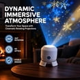 thumbnail image 3 of Dynamic Rotating LED Projector Light, 360° Rotating Ocean Wave Night Projection Night Light, Multi-Angle Projection Base, for Bedroom, Home Theater&nbsp;(Christmas), 3 of 6