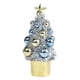 thumbnail image 3 of Adorno de mesa con forma de árbol de Navidad, con figura de bola y pentagrama. Plata, 3 of 9