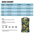 thumbnail image 6 of Kdxio Citrus Fruits Elegant Lemons for Men's Muscle T-shirt,Sleeveless for Workout Running Athletic Gym Lounge Casual, 6 of 7