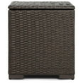 thumbnail image 3 of Serta Laguna Table d'Appoint de Rangement pour Patio en Osier, Brun, 3 of 9
