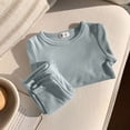 thumbnail image 5 of Girls' Set Baby Warm And Winter Solid Color Home Clothes Underwear Set Boys' And Girls' 1T 2T 3T 4T 5T 6T 7T Gift Set 5-6 Years, 5 of 7