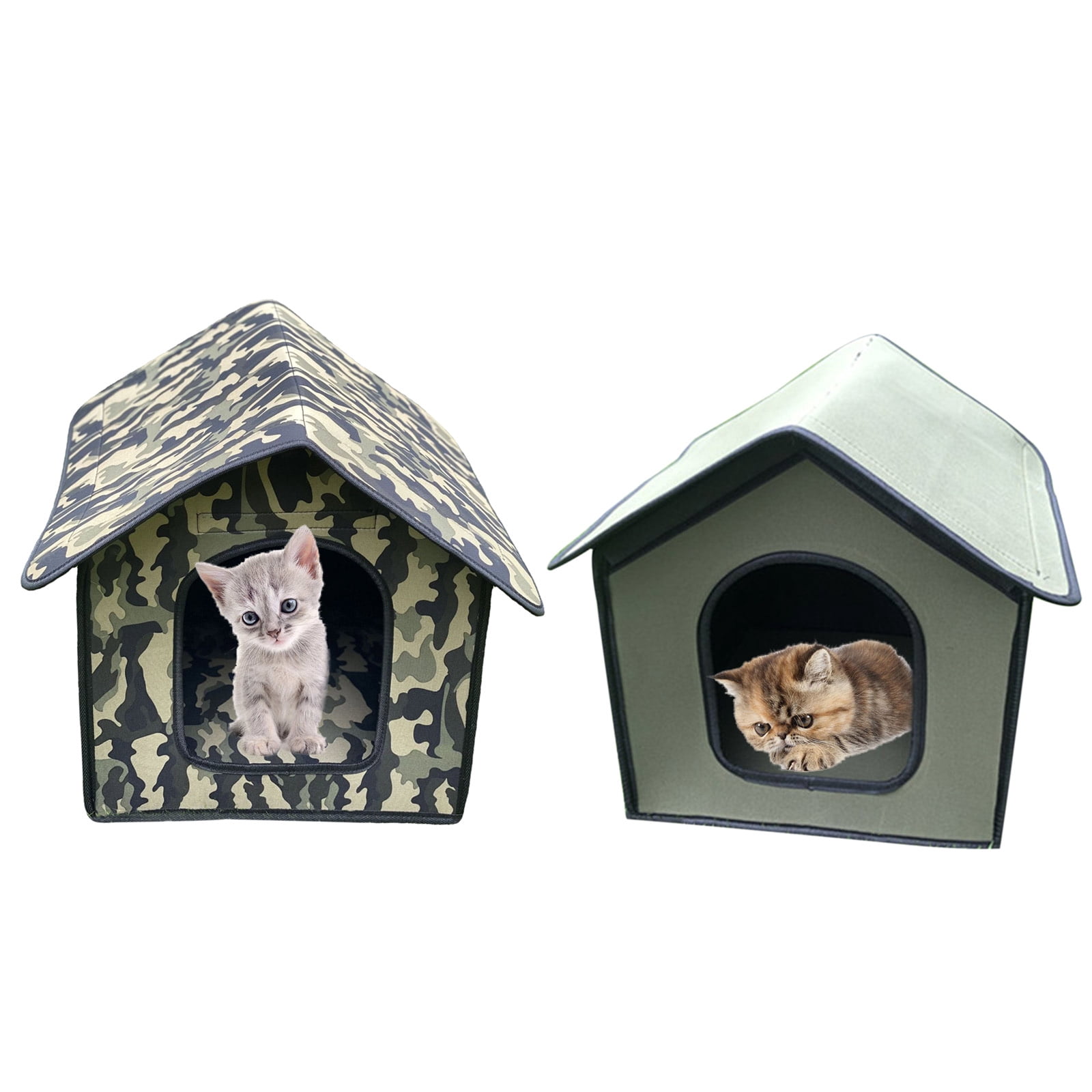 CIYISON Outdoor Dog House Water Resistant Pet Cave Tent for Cats & Small Dogs Puppies