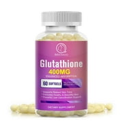Glutathione Capsule 60 Pcs, Anti-wrinkle, Protect Liver Health & Skin Care Capsules（1 Pack）