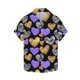 thumbnail image 4 of Blusa y camisa de manga corta con cuello vuelto Camisa de manga corta estampada para hombre Tops casuales con cuello vuelto Camisa Blusa Tops para hombre, 4 of 5