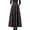 Brown, variant on Joernso Elastic Waist Side Pockets Large Hem Plus Size Retro Skirt Autumn Winter Plaid Print High Waist A-Line Maxi Skirt Female Clothing