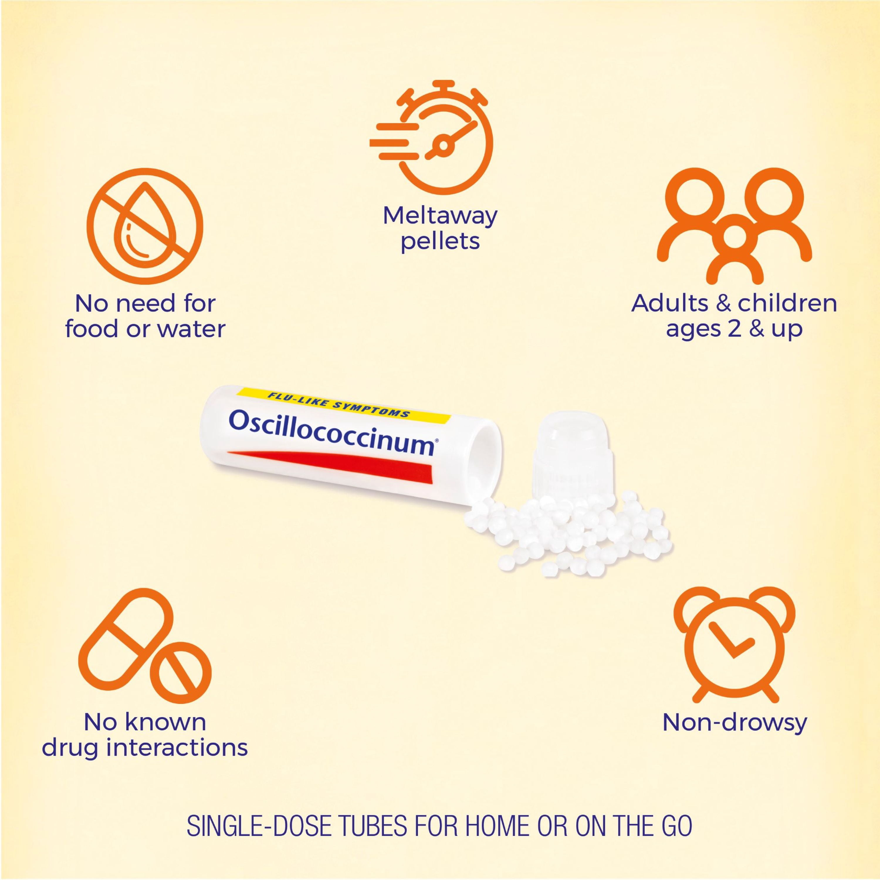 Boiron Oscillococcinum Homeopathic Medicine for Flu-like Symptoms, 24 Count