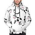 thumbnail image 4 of Bingfone Cute Cow And Milk Stains Men'S Drawstring Hoodie Long Sleeve Pocket Sweatshirts-3x-Large, 4 of 9