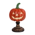 thumbnail image 2 of Vintage Halloween Decorative Desk Lamp, Multi-Style Mini Table Light, Witch Hat Ghost Pumpkin Shape Lamp with Embossed Base for Mantel Bedroom Shelf Decor, 2 of 8