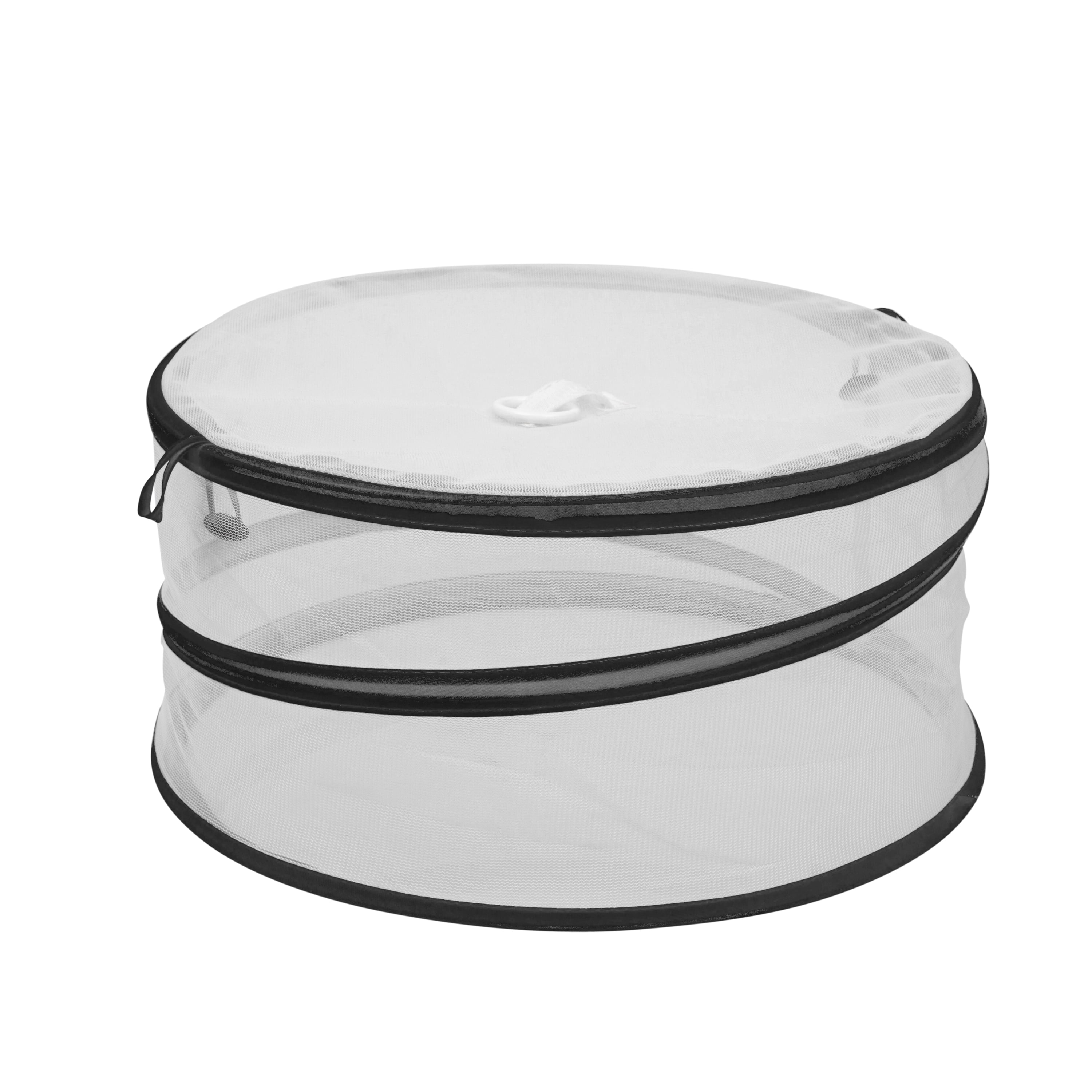 Kitchen Details Pop-up Food Cover, 2 Pack, Black