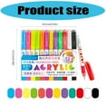 thumbnail image 5 of Giaone 12pcs Plastic Acrylic Paint Pen Glowing Pigment for Low Light Surfaces Decorating, 5 of 15