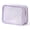 Purple, variant on Green Gingham Ruffle Makeup Bag, Large Capacity Waterproof Cosmetic Bag Wide Opening Travel Toiletry Organizer for Women Girls, 11.8"x9.45"x5.12"