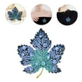 thumbnail image 6 of Raindrops Thanksgiving Jewelry for Women 1Pcs Maple Leaf Brooch Pin Alloy Blue Decorative Classic Party, 6 of 8